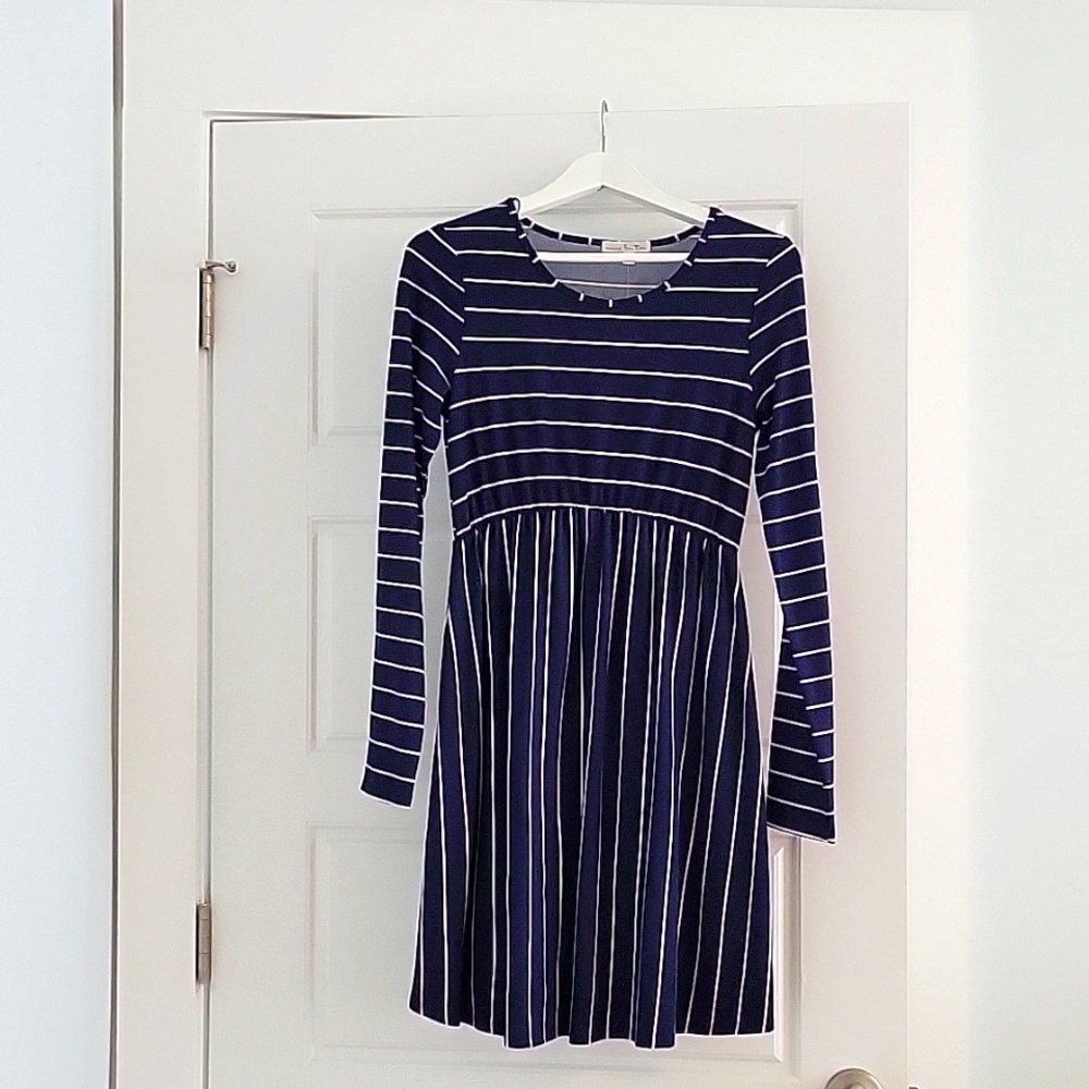 Nine Britton Long sleeve A-line dress